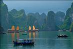 Early morning at the great Halong Bay